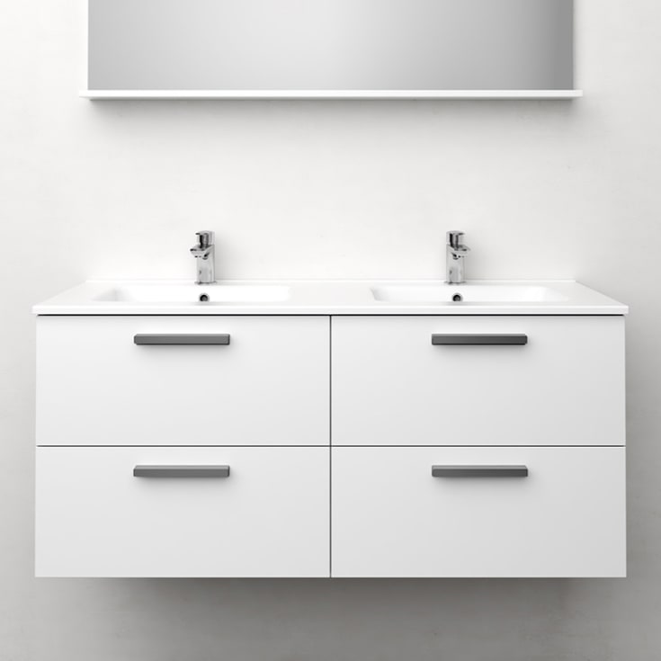 Westerbergs Jord servantskap, 120x45.3 cm, hvit