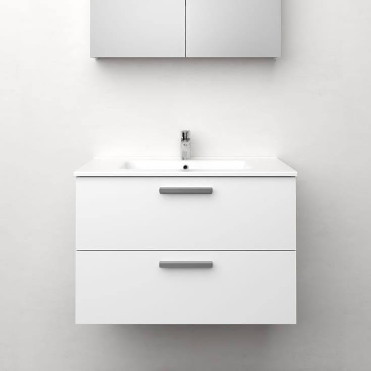 Westerbergs Jord servantskap, 80x45.3 cm, hvit