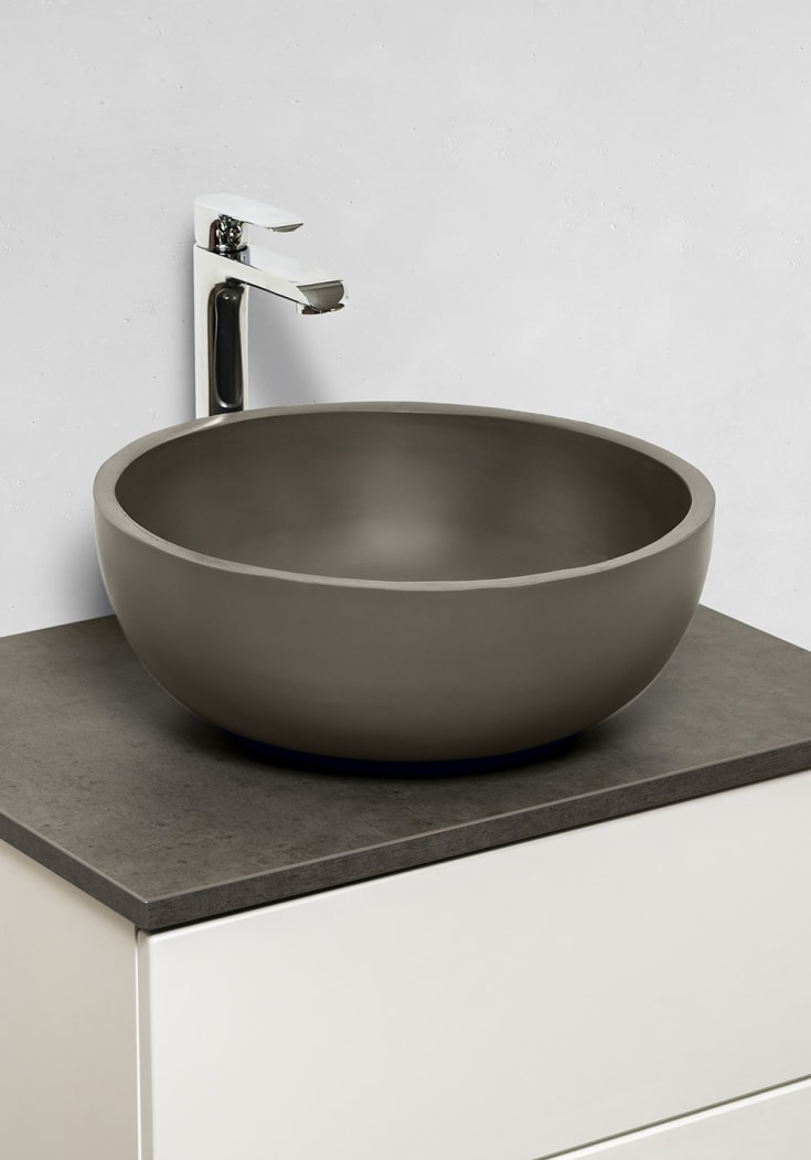 Noro Cement servant, Ø40 cm, grå