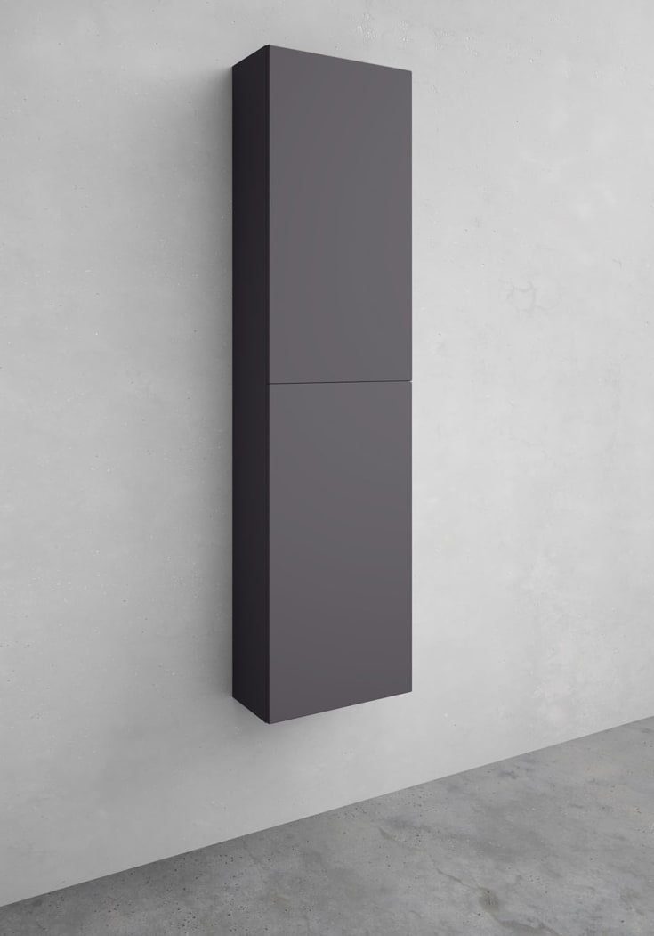 Noro Flex høyskap, 40x155 cm, antrasittgrå