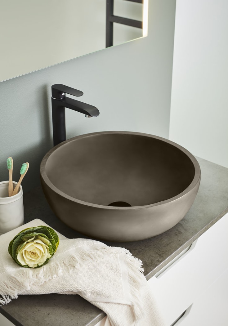 Noro Cement servant, Ø40 cm, grå
