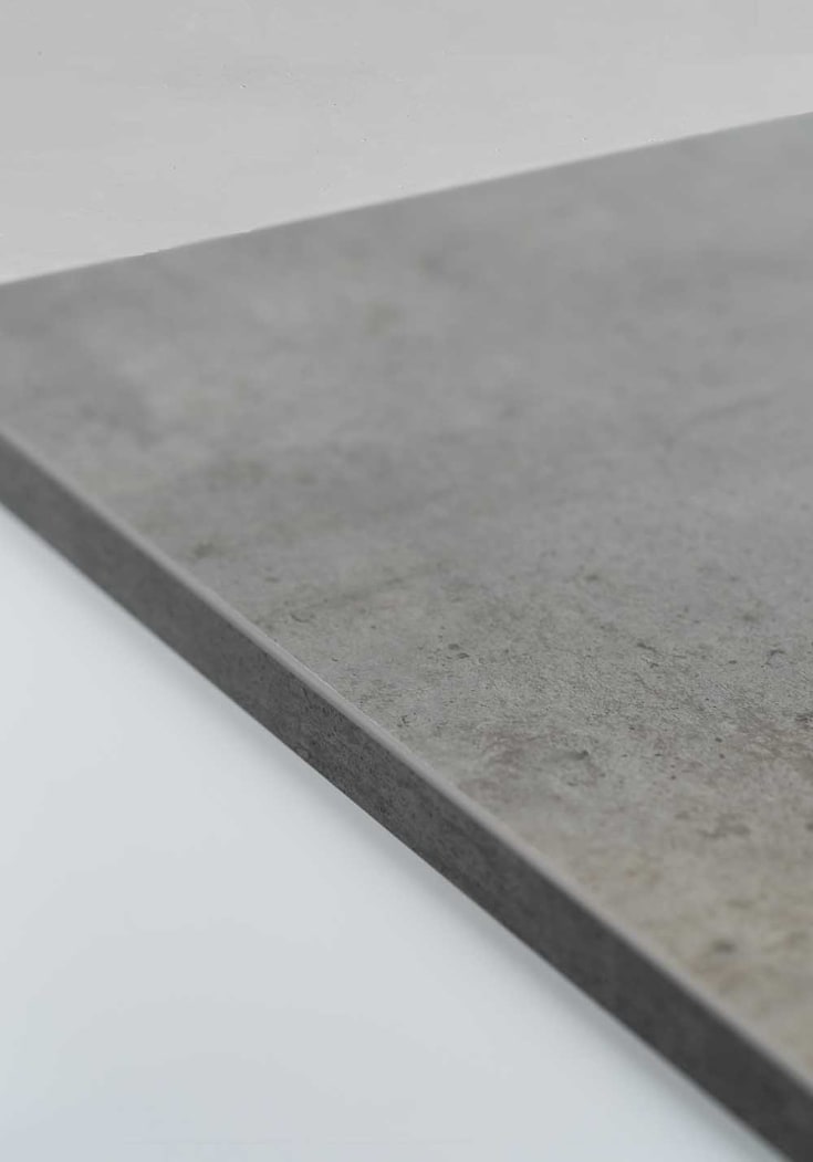 Noro benkeplate, 121x46.2 cm, gråspraglete