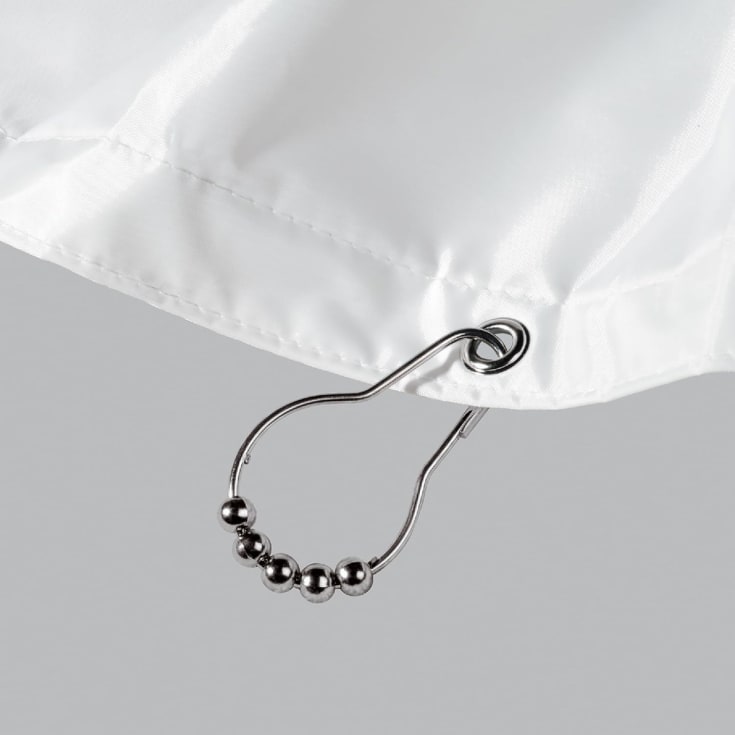 Spirella Anello ringe til dusjforheng, 12 stk, krom