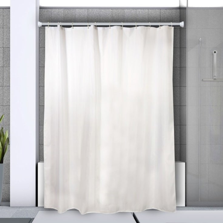 Spirella Magic dusjforhengstang, 75-125 cm, sølv