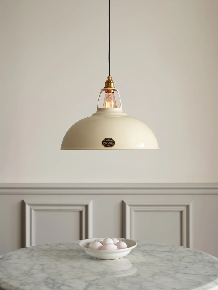 Coolicon Original 1933 pendellampe, beige, Ø29 cm
