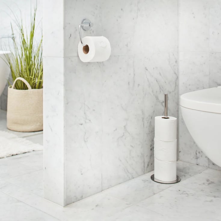 Smedbo Outline reservepapirholder, poleret rustfrit stål