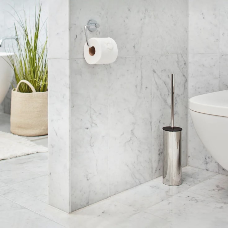 Smedbo Outline toiletbørste, poleret rustfrit stål