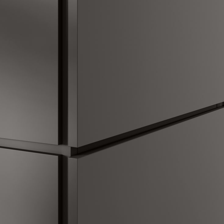 Hansgrohe Xilesa E møbelpakke, 80x48 cm, mat antracit