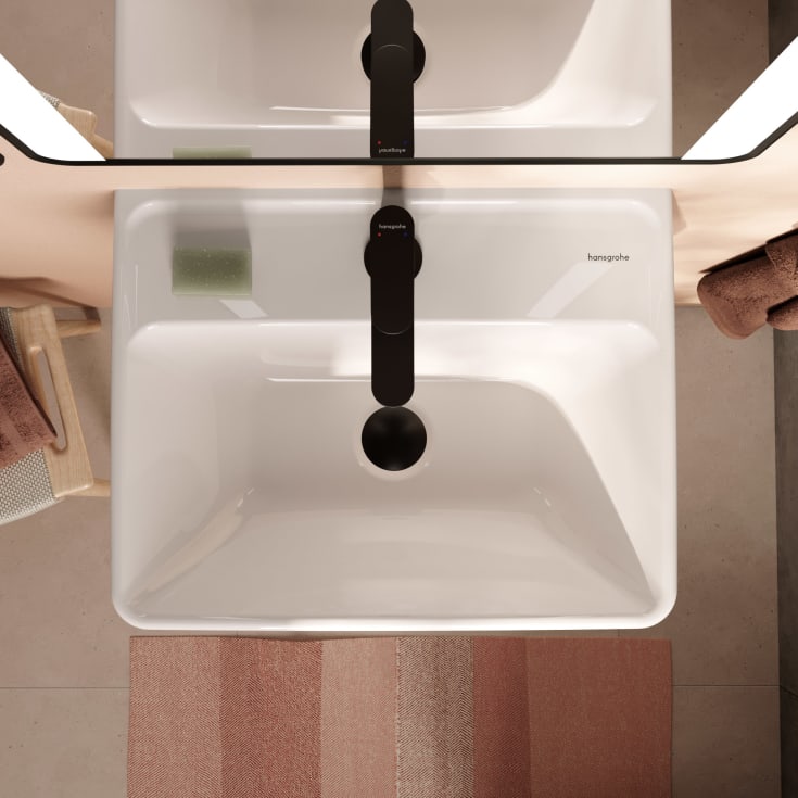 Hansgrohe Xilesa E møbelpakke, 50x39 cm, mat hvid
