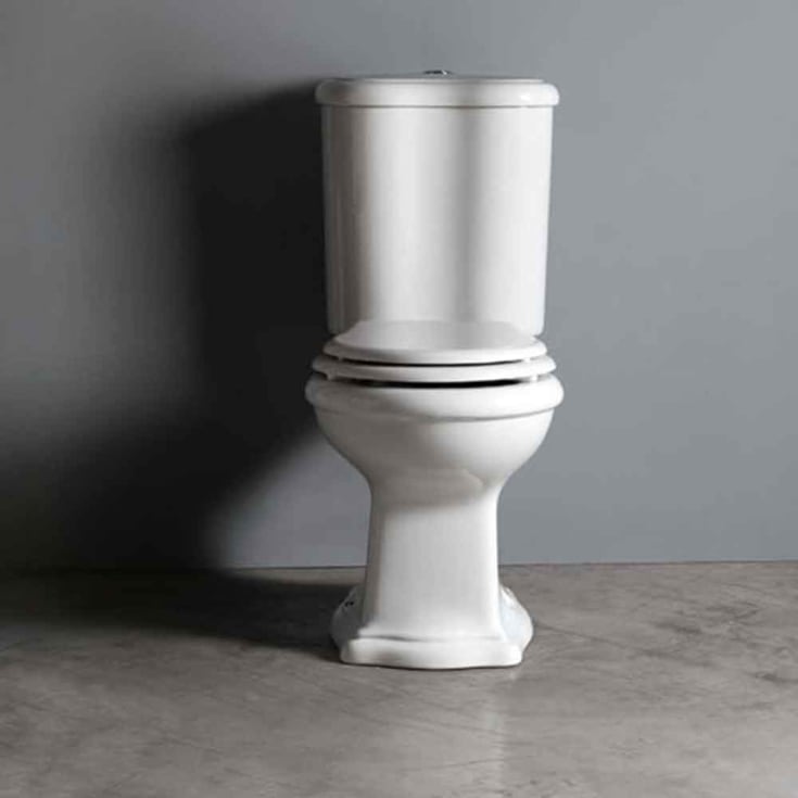 Lavabo Contea Retro toalett, vit