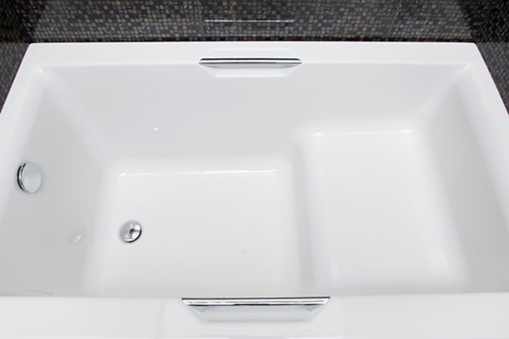 Strømberg Urban badekar, 125x72,5 cm, hvid