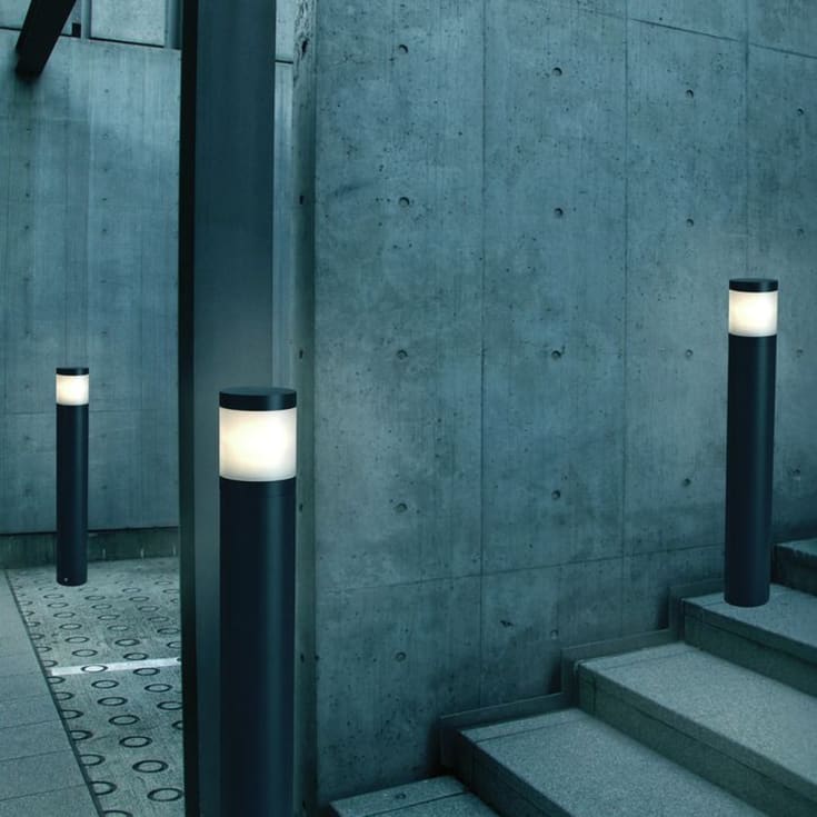 Norlys Lillesand 1382 pullert, 5,9W, LED, E27, IP54, grafitt