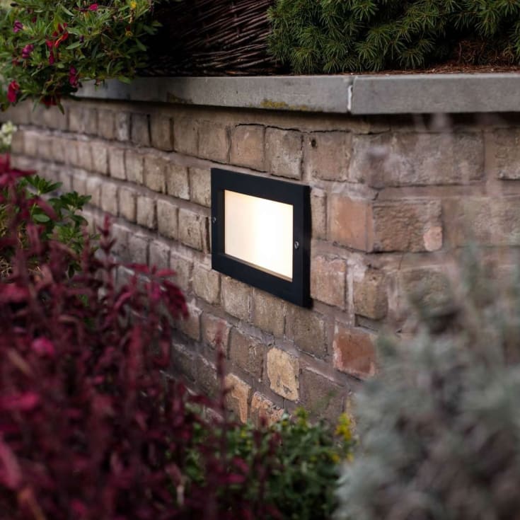 Norlys Grimstad 1545 vegglampe, 8,3W, LED, IP65, aluminium