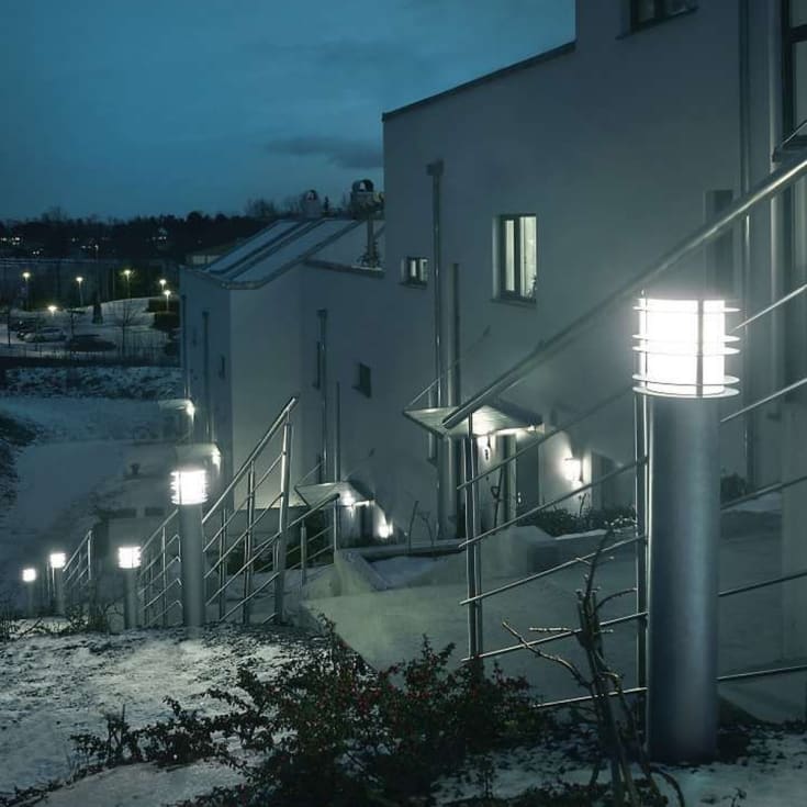 Norlys Stockholm 1260 pullert, 8,5W, LED, IP65, galvanisert