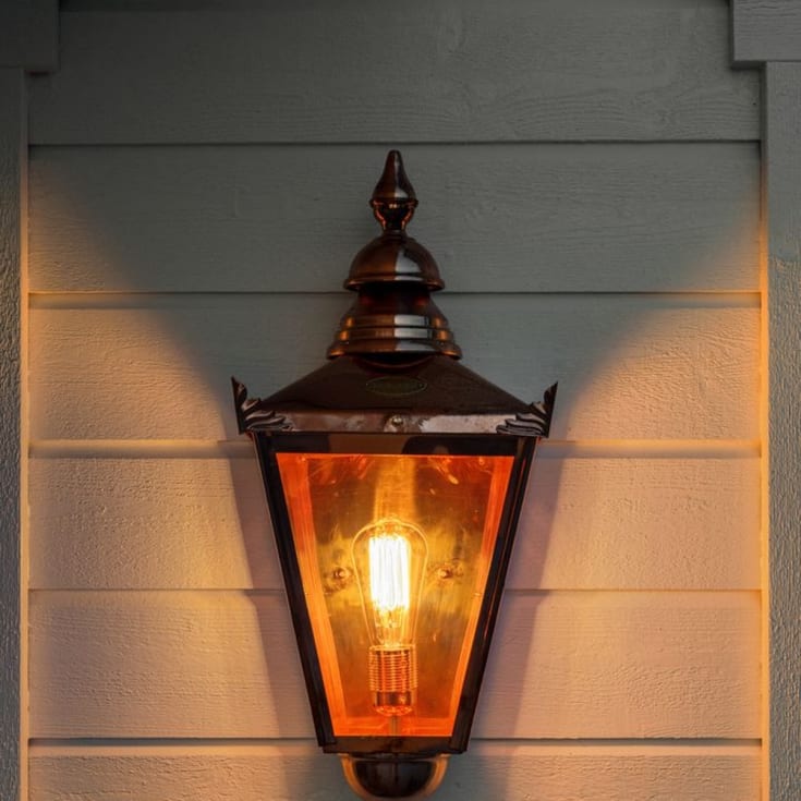 Norlys Chelsea 950 vegglampe, LED max 11W, E27, IP44, kobber