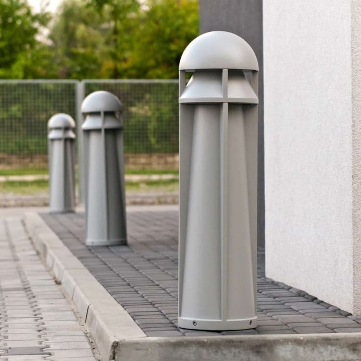 Norlys Narvik pullert, aluminium