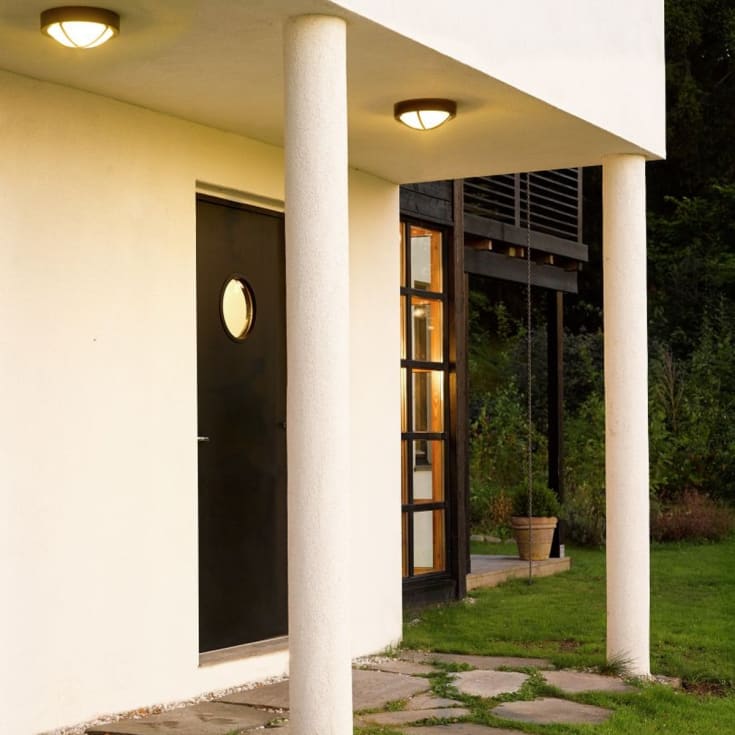 Norlys Rondane 537 vegglampe, 8,5W, LED, IP65, grafitt