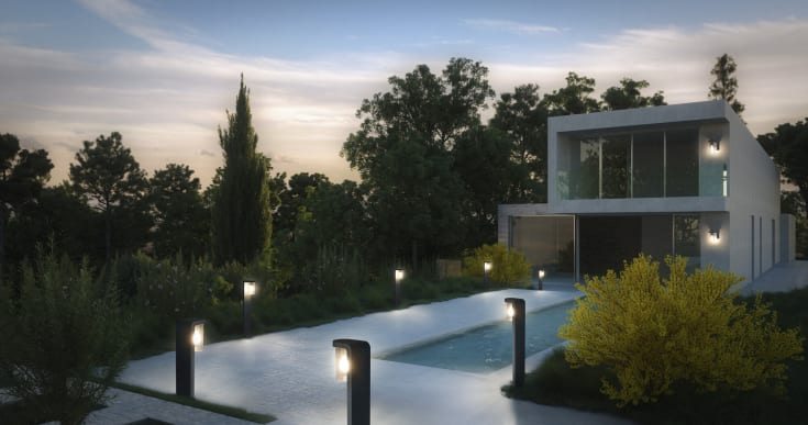 Osram Endura Cascade trädgårdslampa, 50 cm