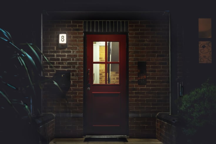 Osram Endura Style Entrance vägglampa utomhus med sensor