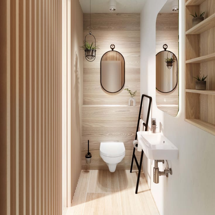 Villeroy & Boch O.Novo vegghengt toalett, hvit