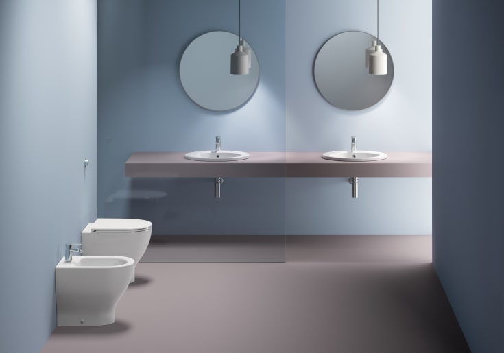GSI Standard toiletbræt, soft close, aftagelig, hvid
