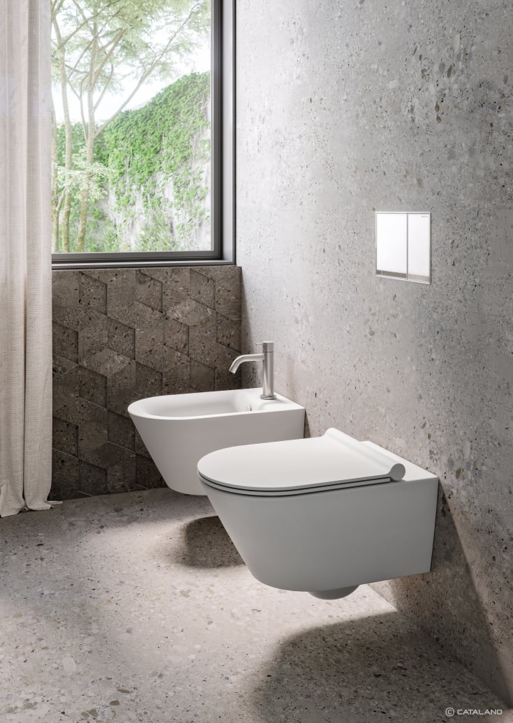 Catalano Plus toiletbræt, soft close, hvid