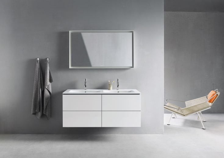 Duravit 2nd Floor tvättställ, 60x43 cm, vit