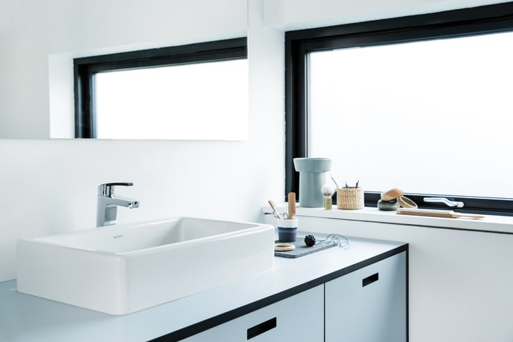 Damixa Pine servantbatteri, krom