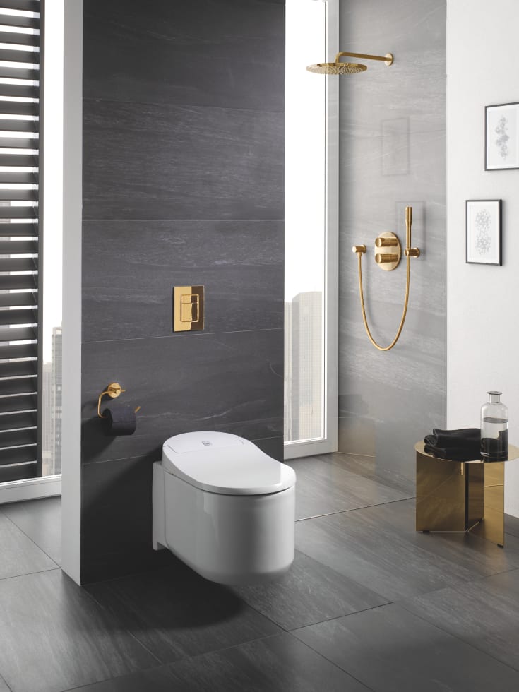 Grohe Essentials toalettpappershållare, mässing