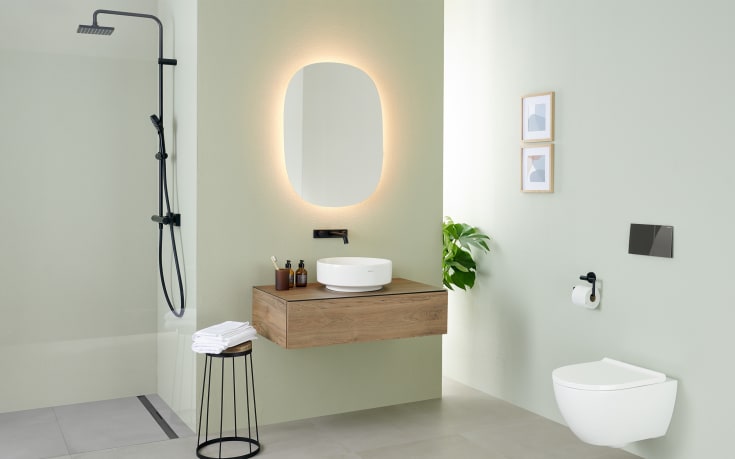 Geberit VariForm servant, Ø40 cm, hvit