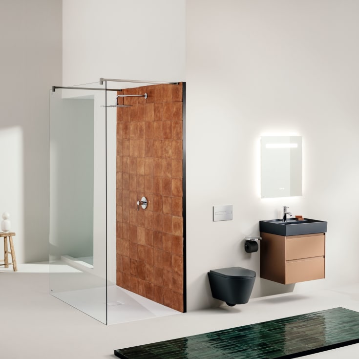 Kartell Laufen toalettsete, soft close, avtagbar, sort