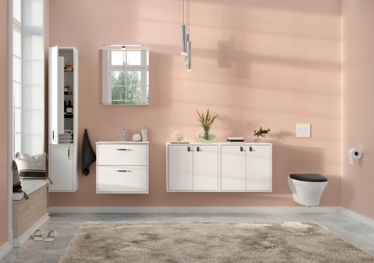Gustavsberg Artic/Hygienic Flush toalettsete, soft close, avtagbar, sort