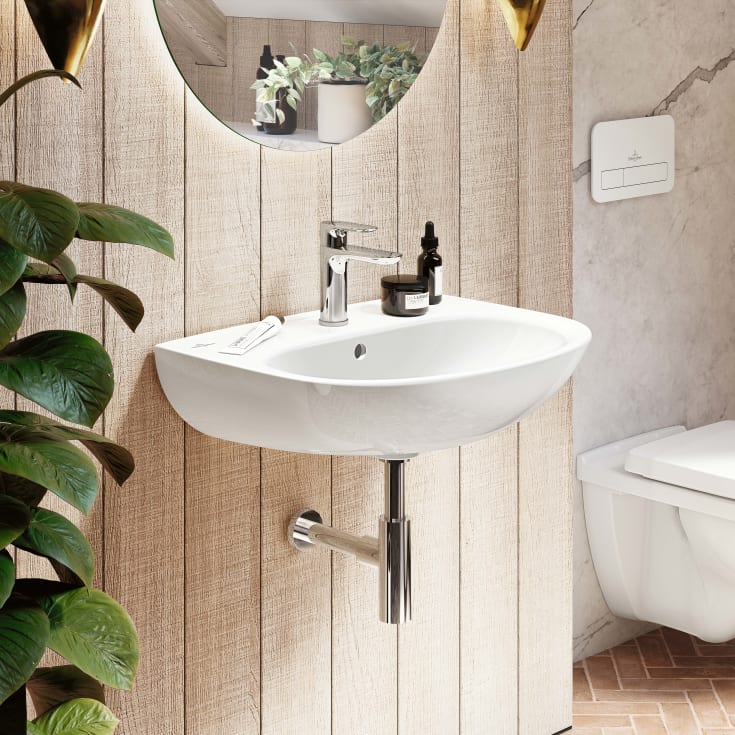 Villeroy &amp; Boch ViConnect veggmontert dobbel flush plast hvit, rektangulær, passer 617175200