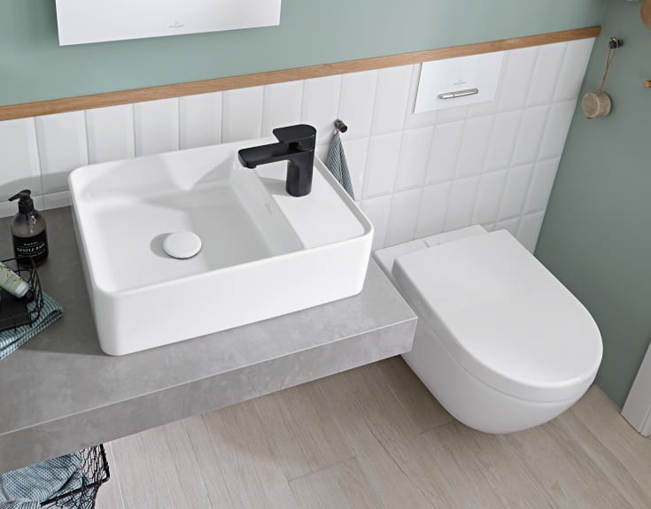 Villeroy & Boch Subway 3.0 vägghängd toalett, utan spolkant, vit