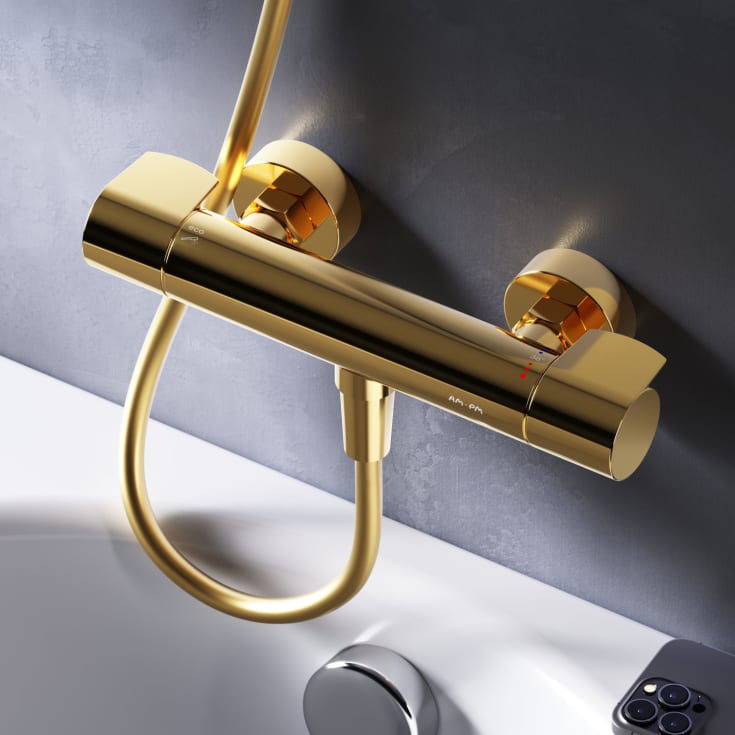 AM.PM X-Joy brusearmatur, guld