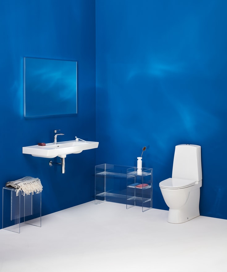 Laufen Pro N toilet, uden skyllekant, rengøringsvenlig, hvid