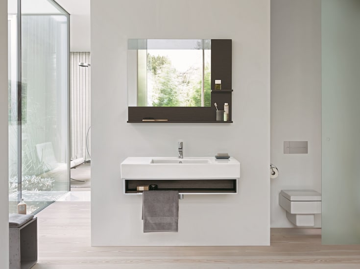 Duravit Vero toiletbræt, soft close, aftagelig, hvid