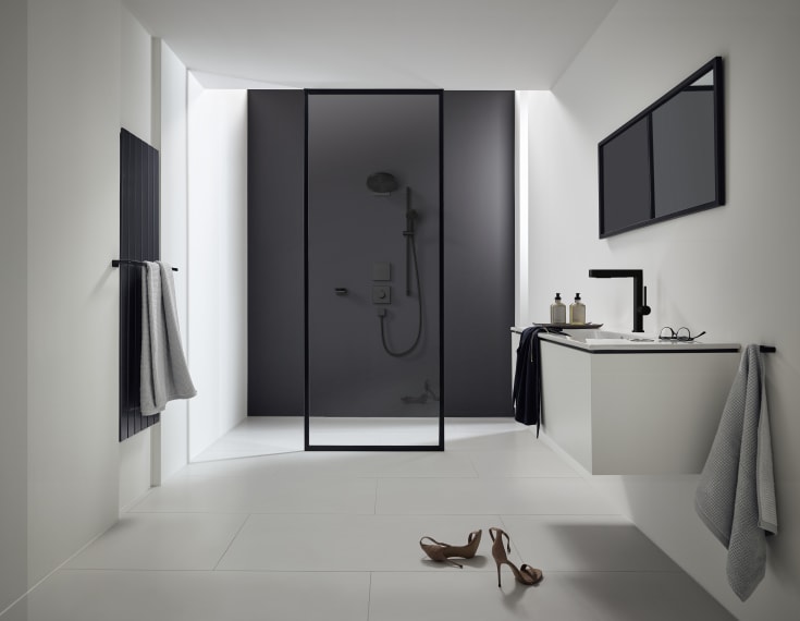 Hansgrohe AddStoris handduksstÄng, 64,8 cm, matt svart