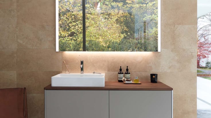 Duravit C.1 tvättställsblandare, krom