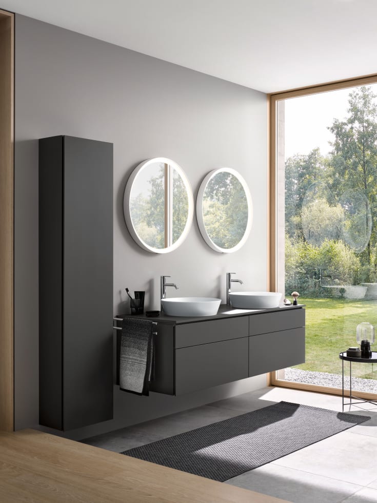 Duravit C.1 tvättställsblandare, krom