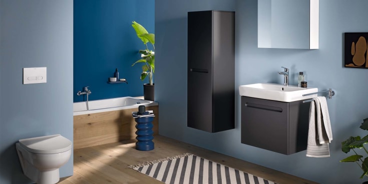 Duravit No.1 servantbatteri small, krom