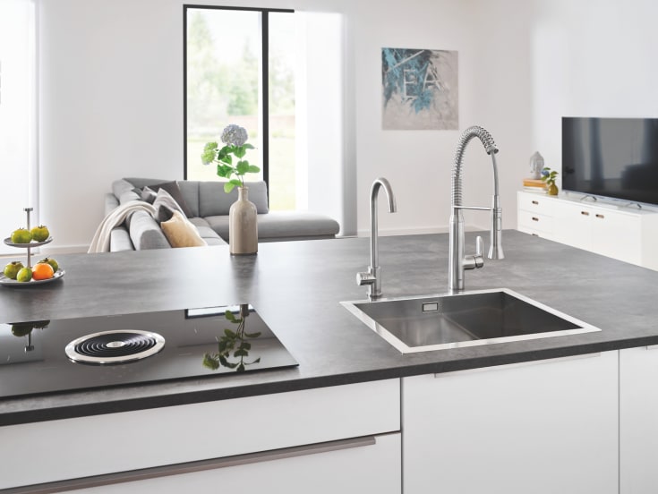Grohe Quickfix Get köksblandare, krom