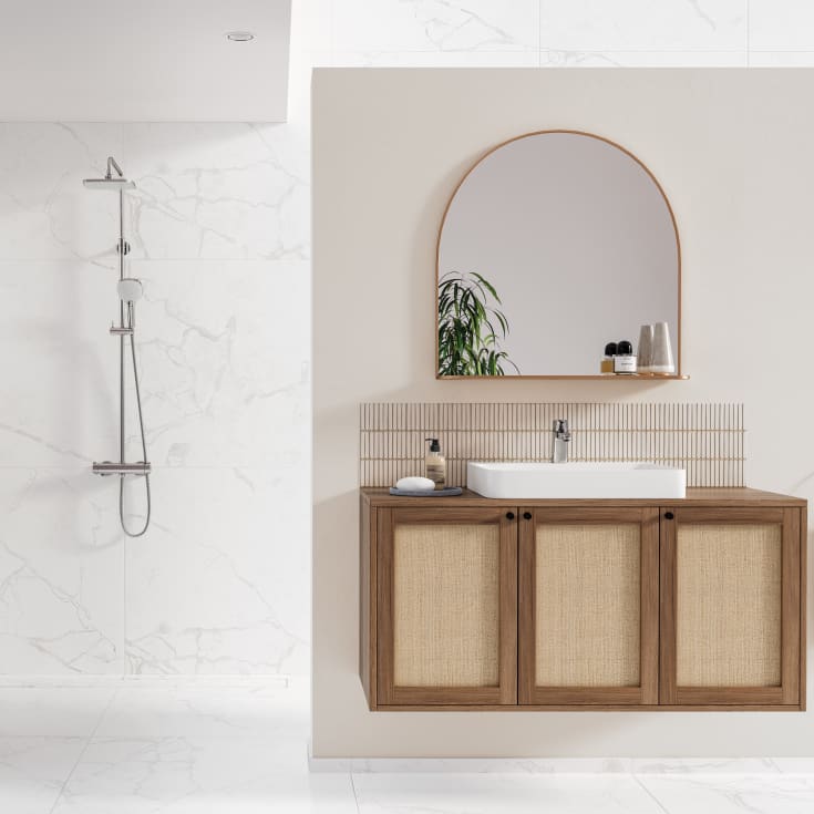 Damixa Pine servantbatteri, krom