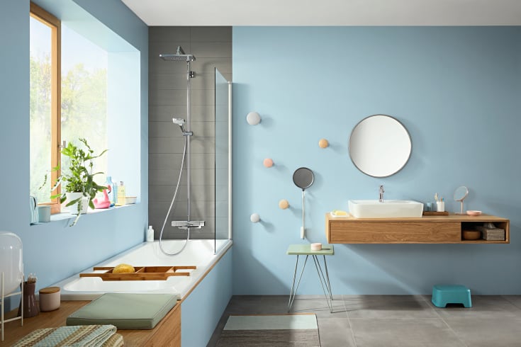 Hansgrohe Croma komplet brusesæt, krom