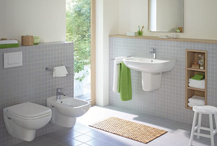 Duravit D-Code tvättställ, 55x43 cm, vit