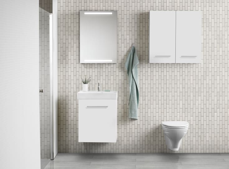 Dansani Repeat spegel med belysning, 50x70 cm