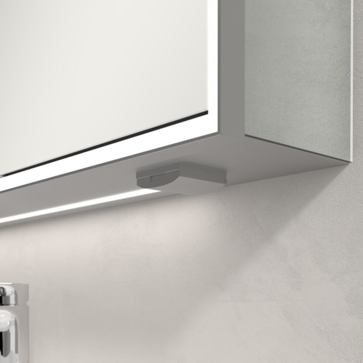 Villeroy & Boch My View Now utenpåliggende speilskap, med belysning, 100x75x16,8 cm