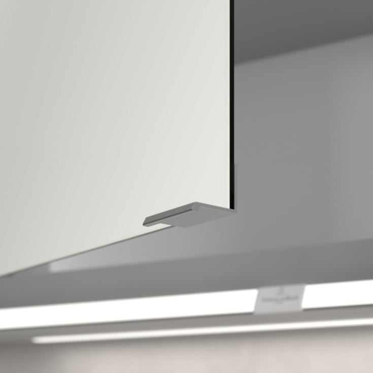 Villeroy & Boch My View Now utenpåliggende speilskap, med belysning, 100x75x16,8 cm