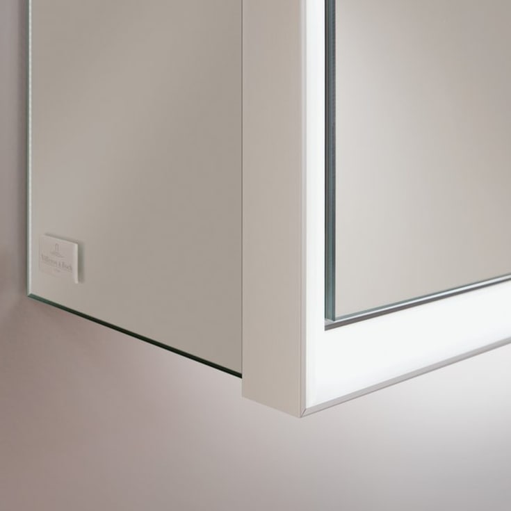 Villeroy & Boch My View Now utenpåliggende speilskap, med belysning, 100x75x16,8 cm