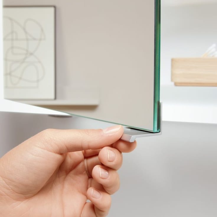 Villeroy & Boch My View Now utenpåliggende speilskap, med belysning, 100x75x16,8 cm